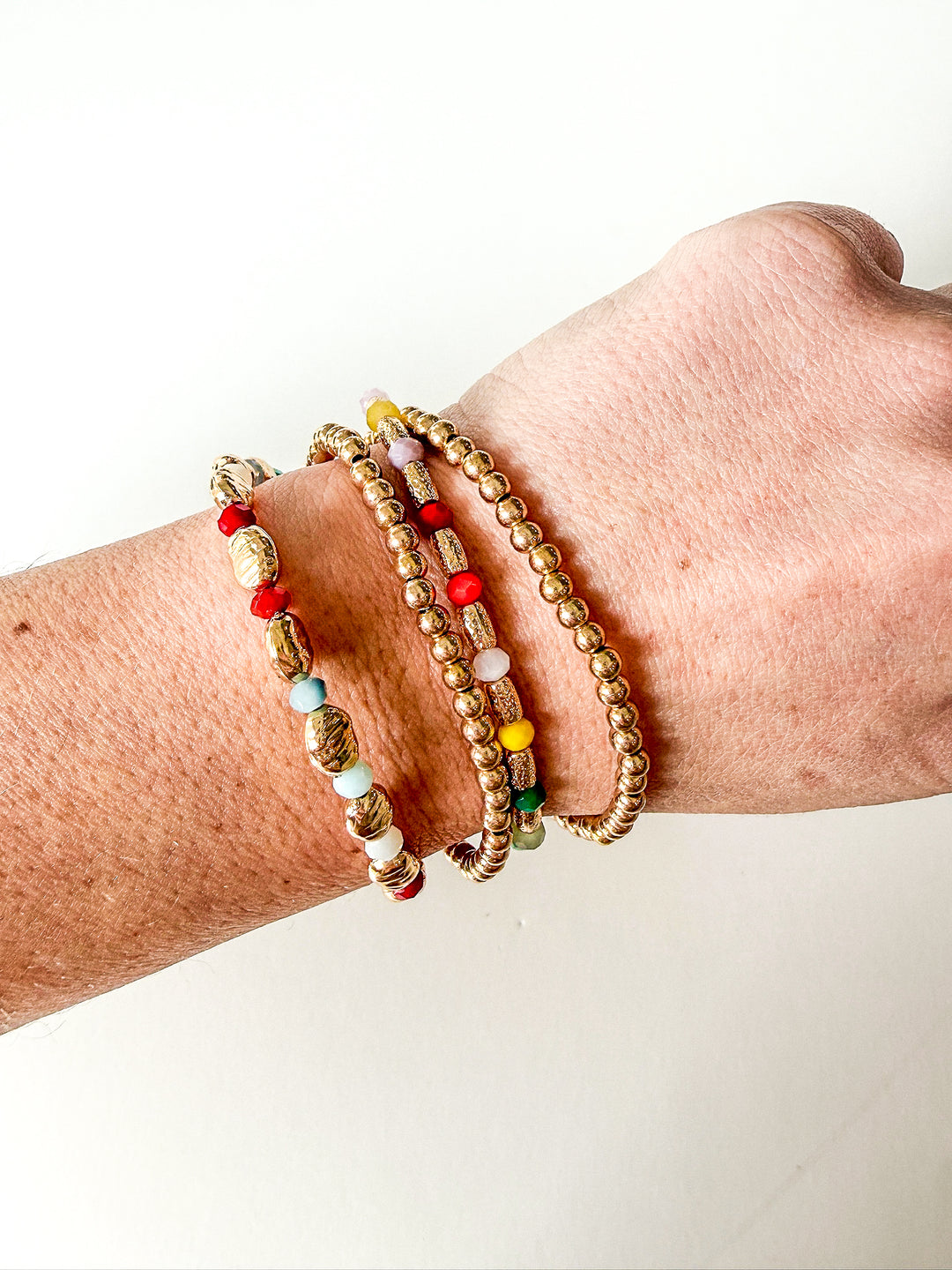 Nova Multicolor Beaded Bracelet Set