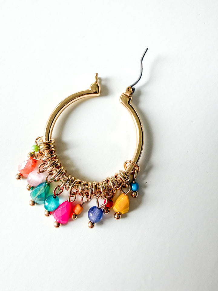 Maribella Multicolor Bead Earring