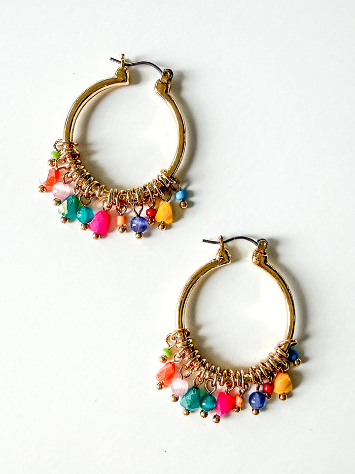 Maribella Multicolor Bead Earring