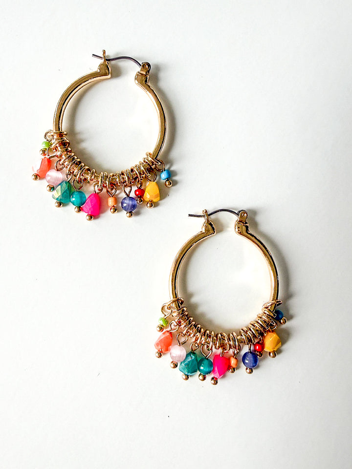 Maribella Multicolor Bead Earring