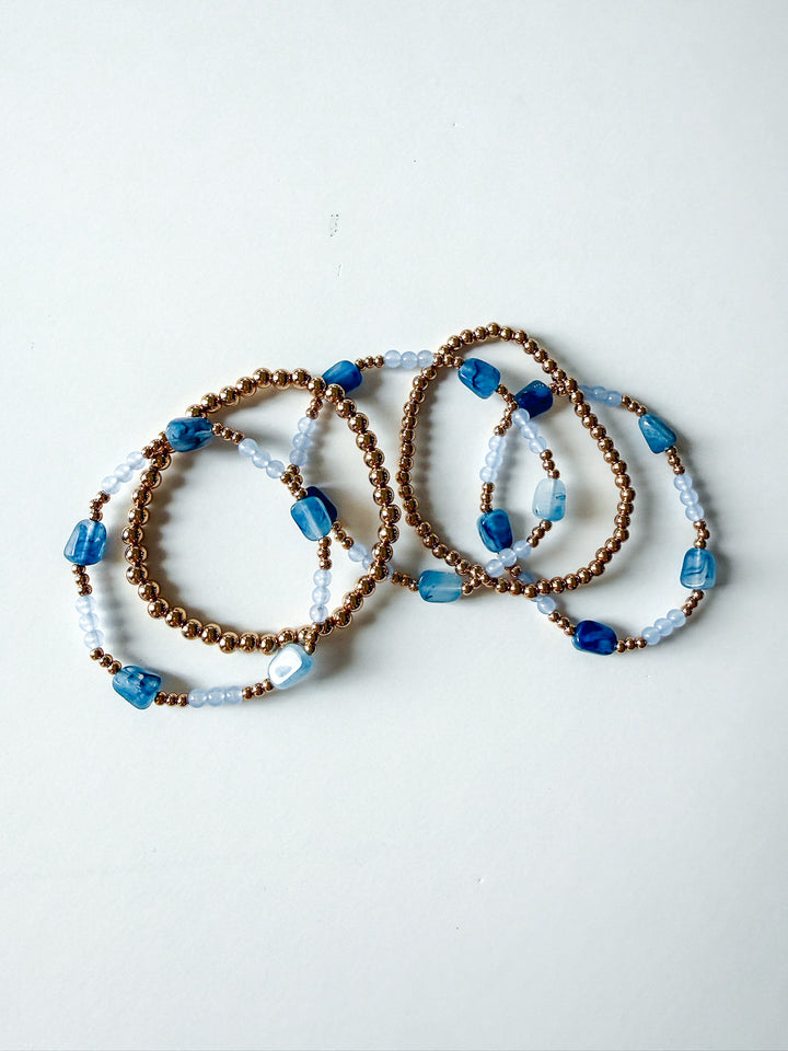 May I Marina Blue Tone Stretch Set