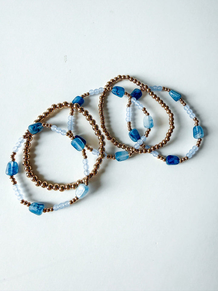 May I Marina Blue Tone Stretch Set