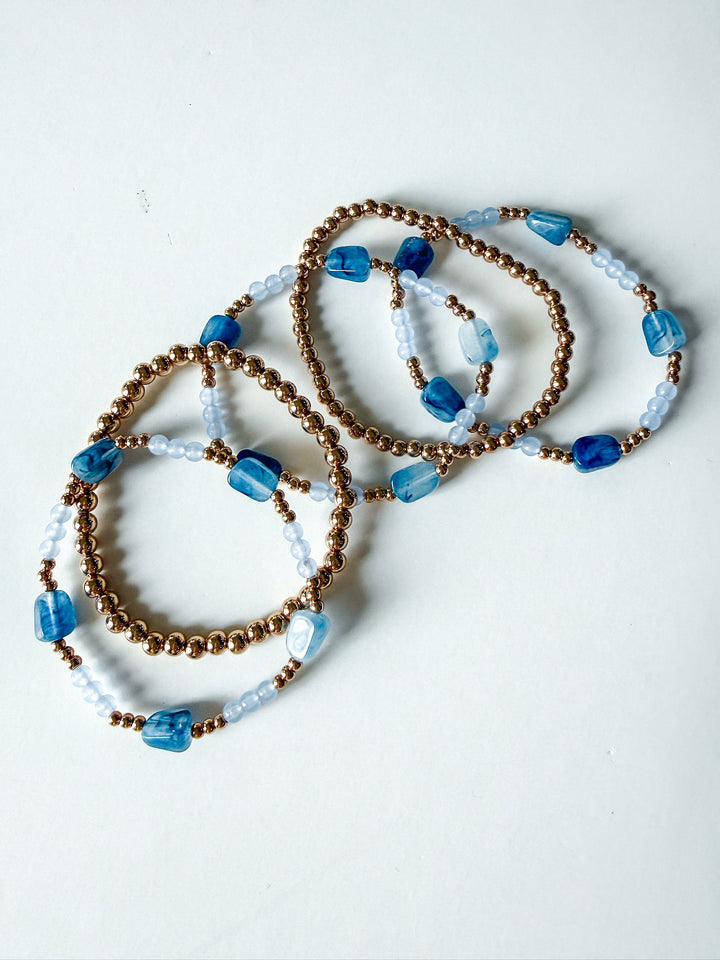 May I Marina Blue Tone Stretch Set