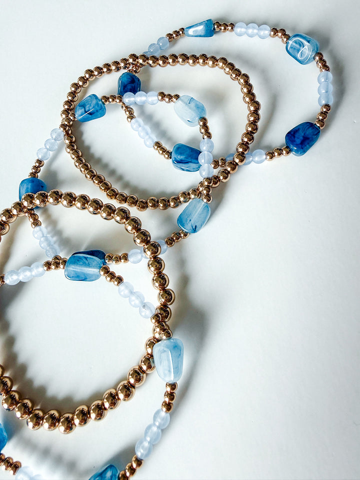 May I Marina Blue Tone Stretch Set