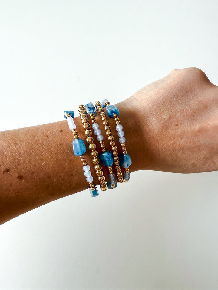 May I Marina Blue Tone Stretch Set