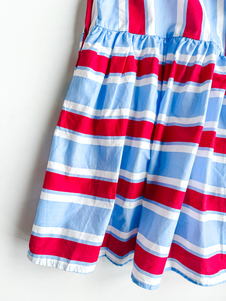 Blessings Of Summer Tie Neck Dress