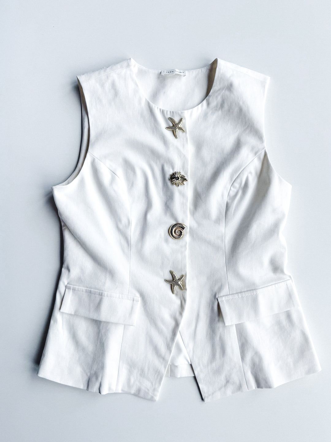 Detailed Summer Structured Blouse