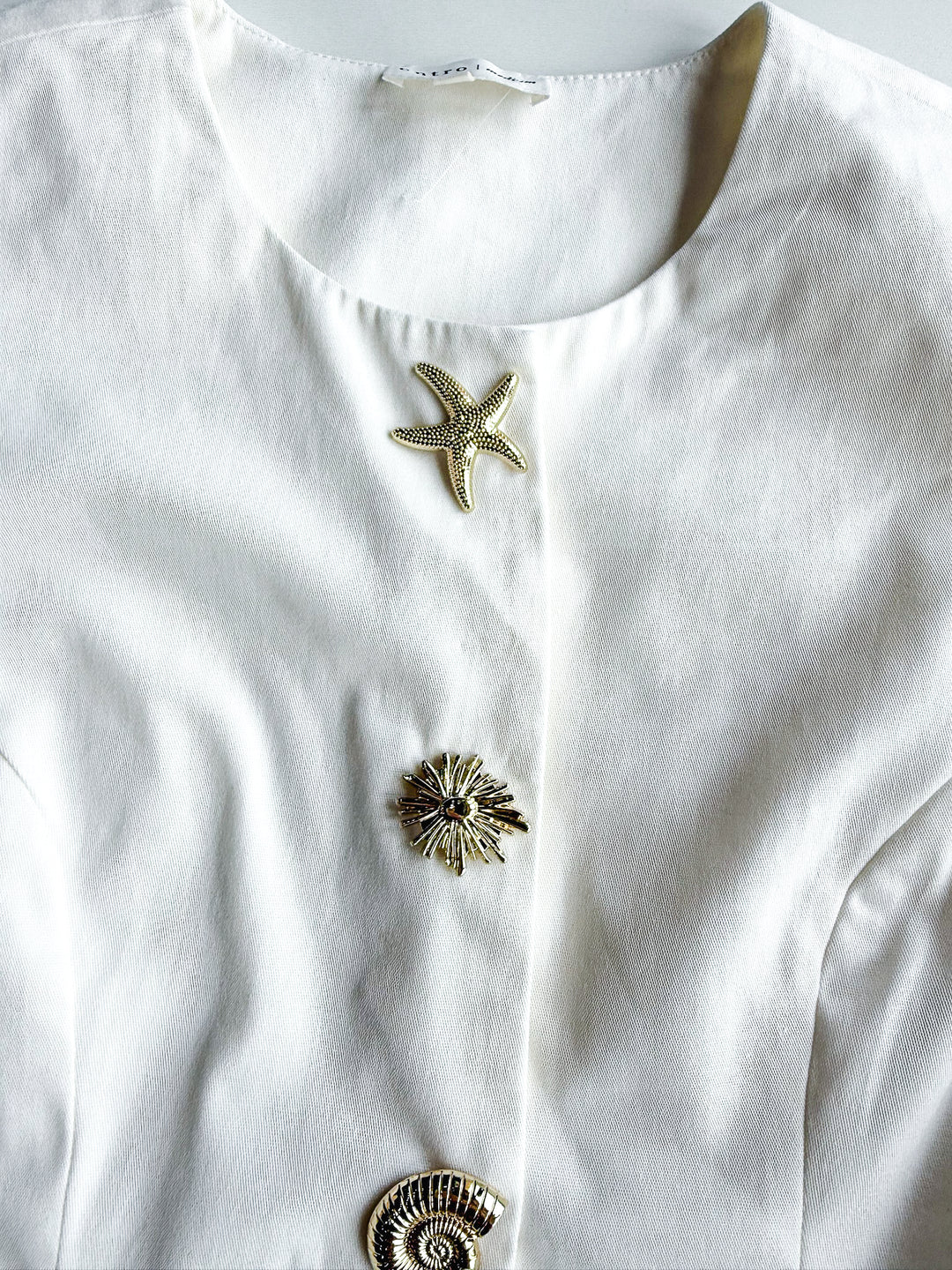 Detailed Summer Structured Blouse