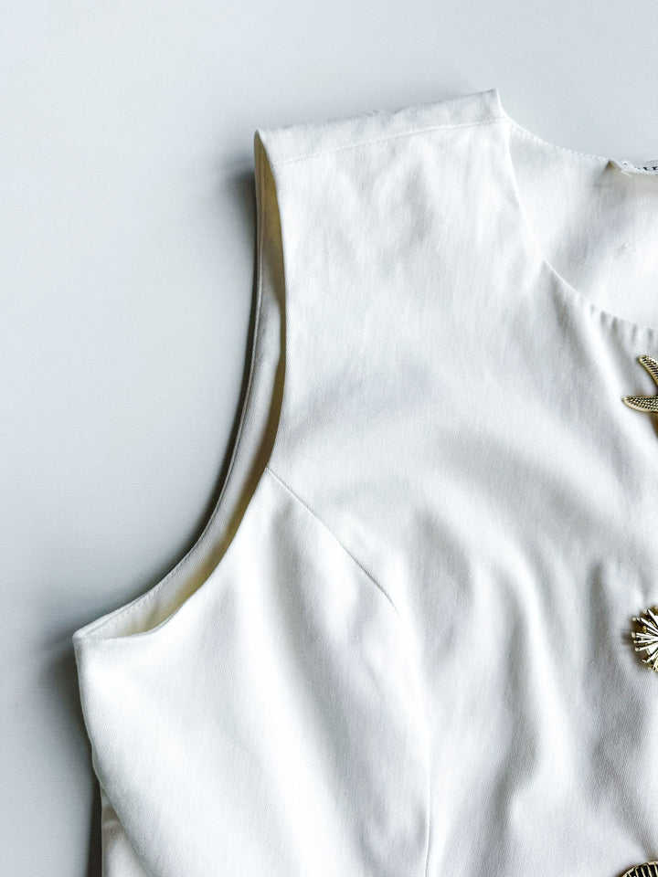 Detailed Summer Structured Blouse