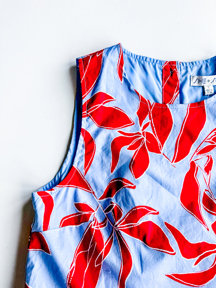 On The Coast Button Back Tank