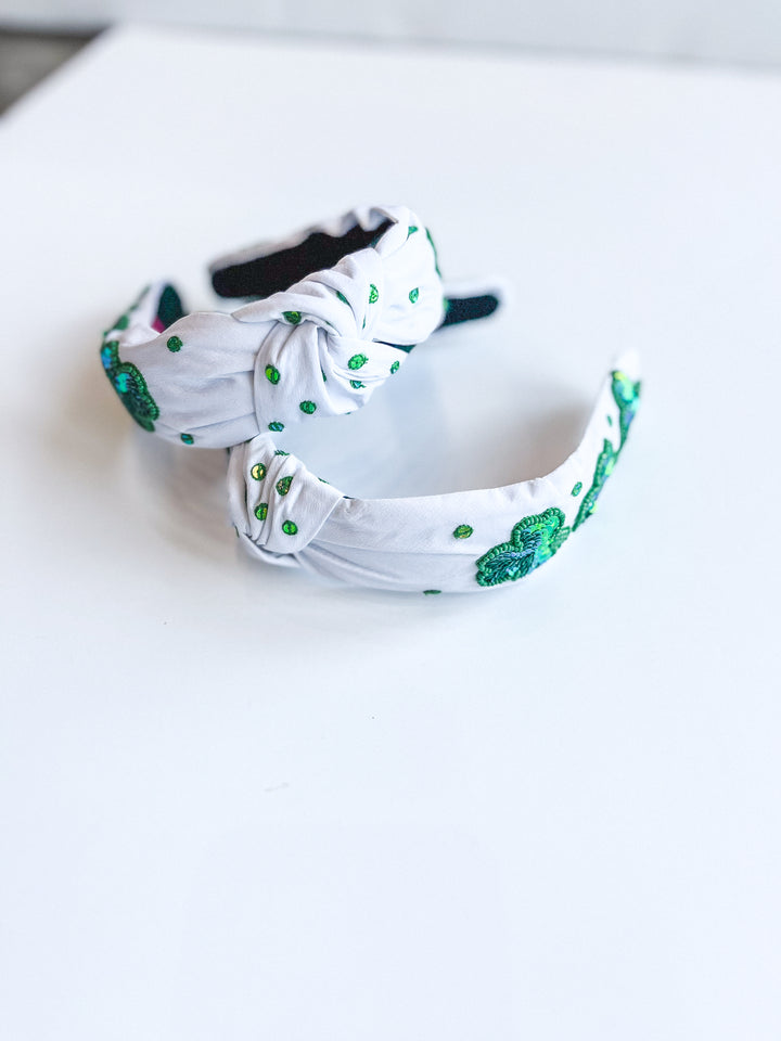 Get Lucky Sequin Knot Headband