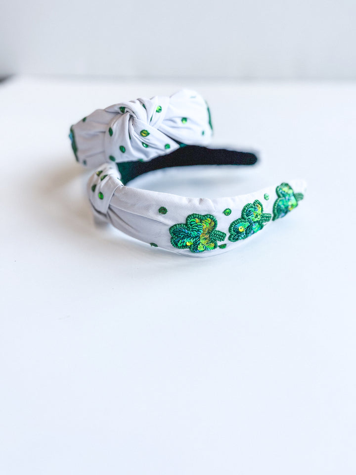 Get Lucky Sequin Knot Headband