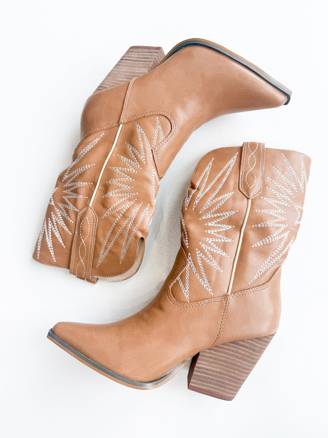 Tan Stitched Boot