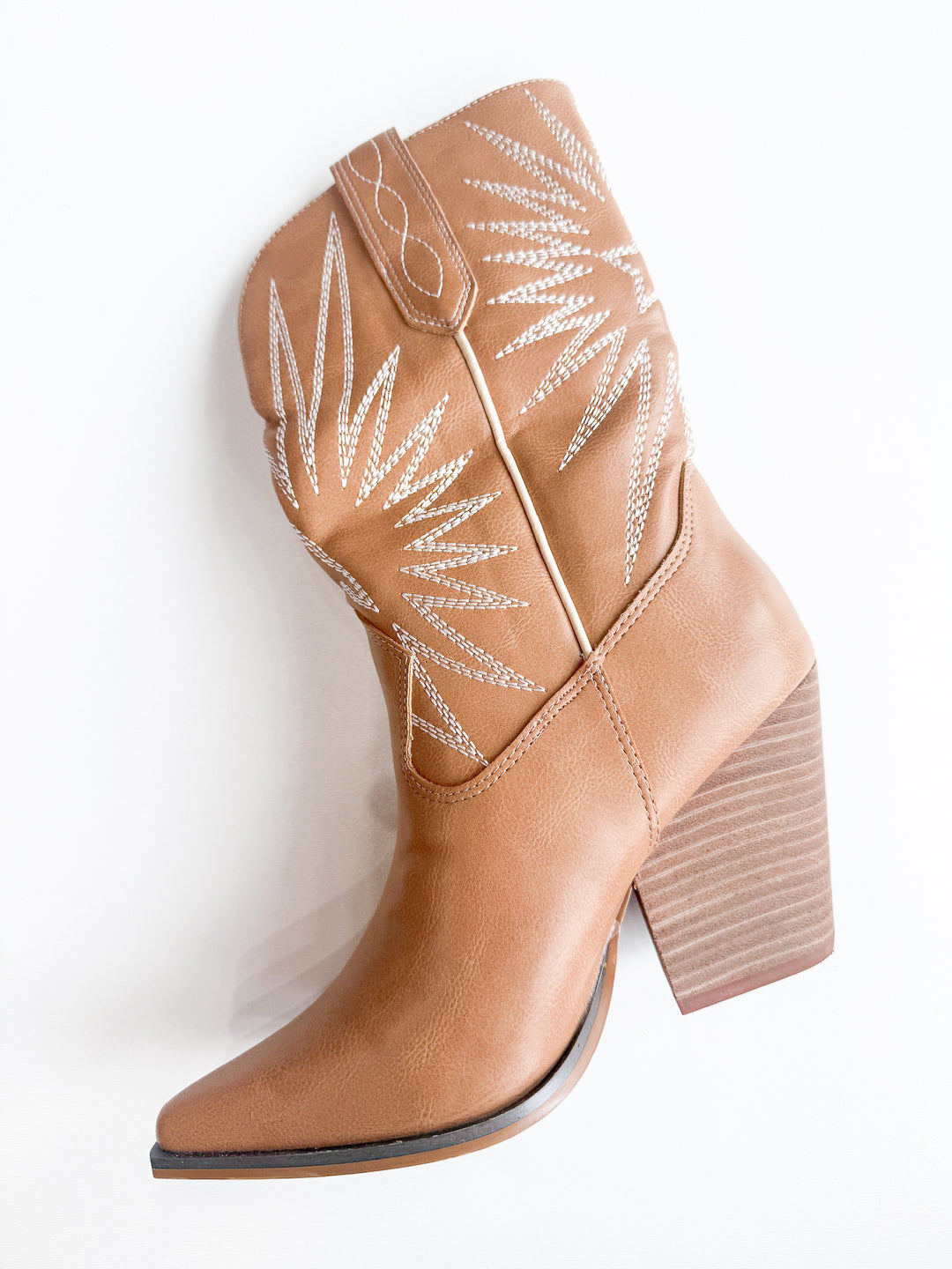 Tan Stitched Boot
