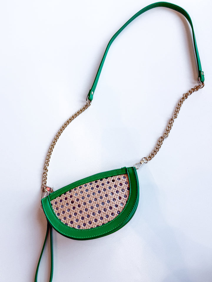 Lyra Crescent Crossbody Wristlet