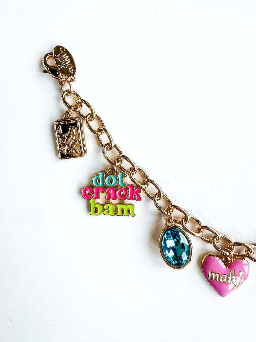 Mahj Girl Enamel Charm Bracelet 