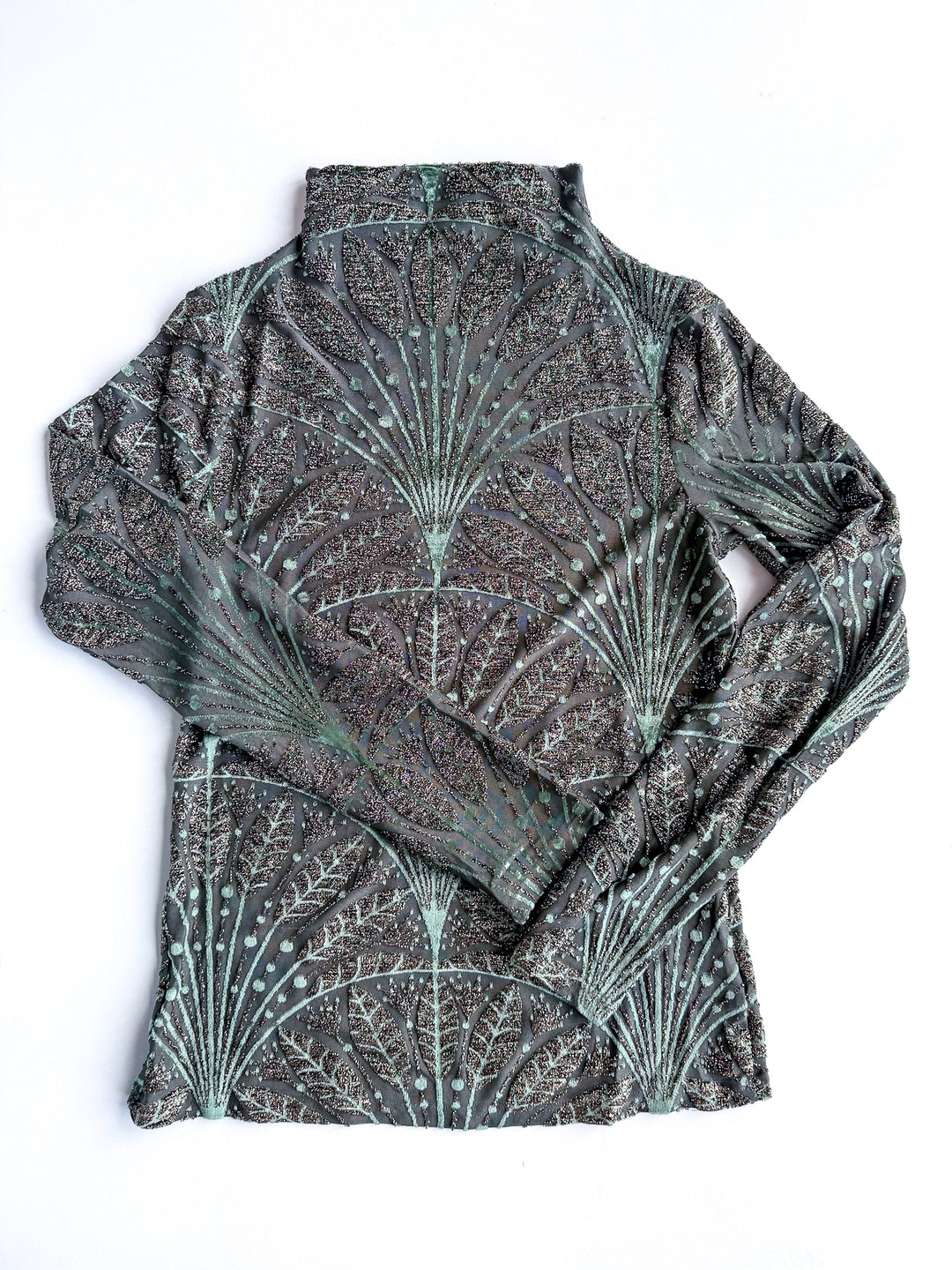 Amber Glow Sheer Blouse