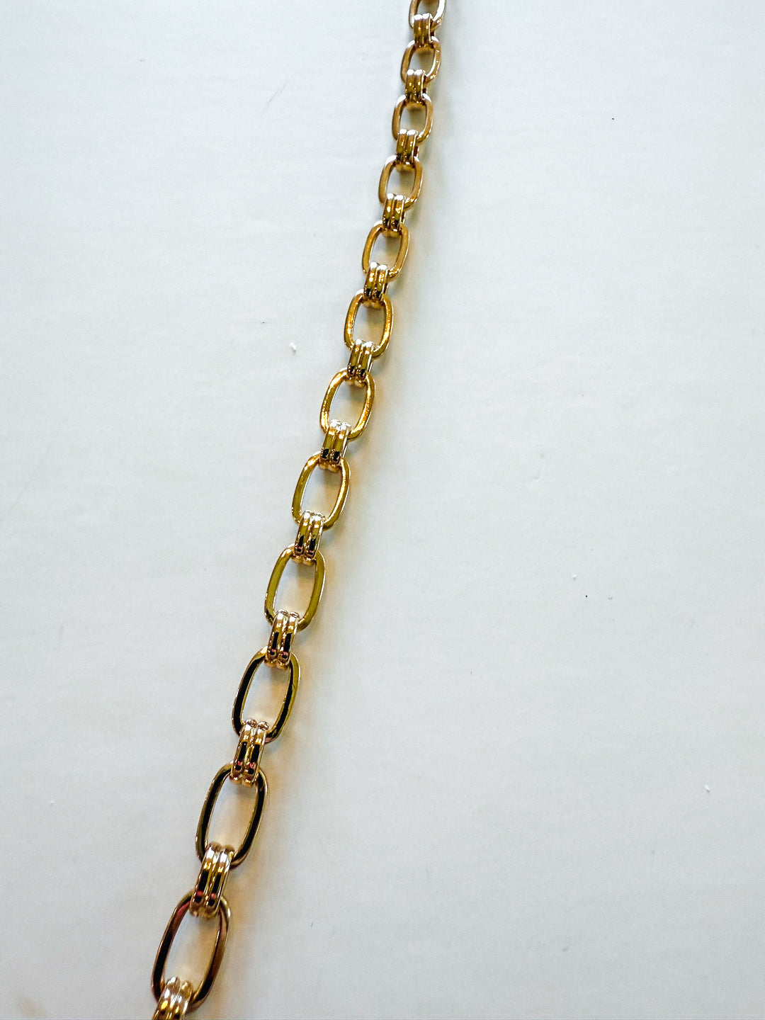 Water Resistant Gold Link Long Chain