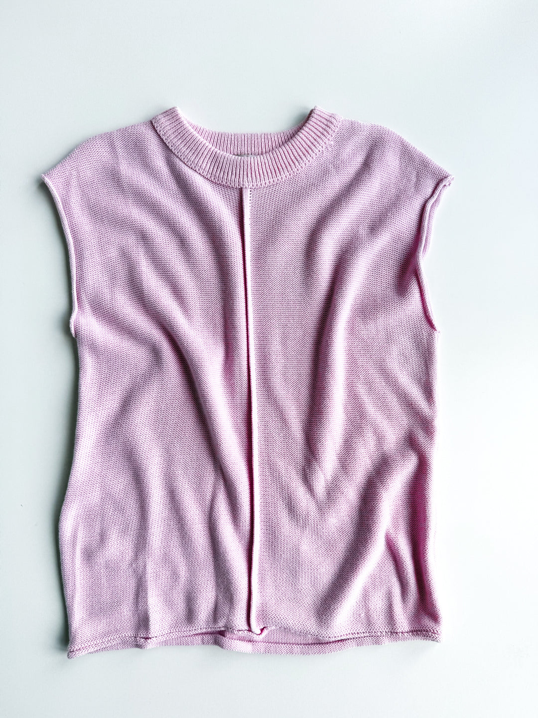 Center Seamed Sweater Vest