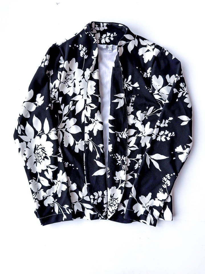 Still Loving You Floral Blazer