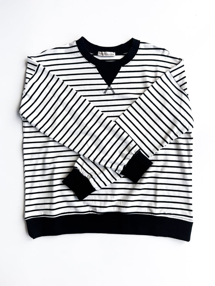 Daily Ease Striped Pullover