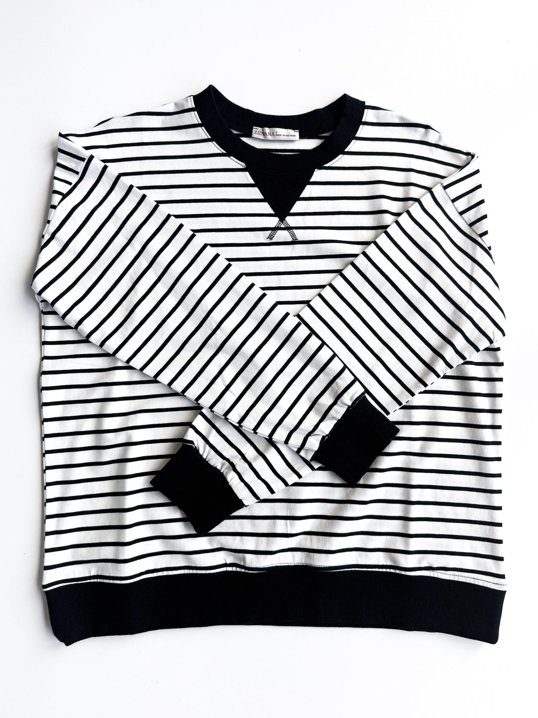 Daily Ease Striped Pullover