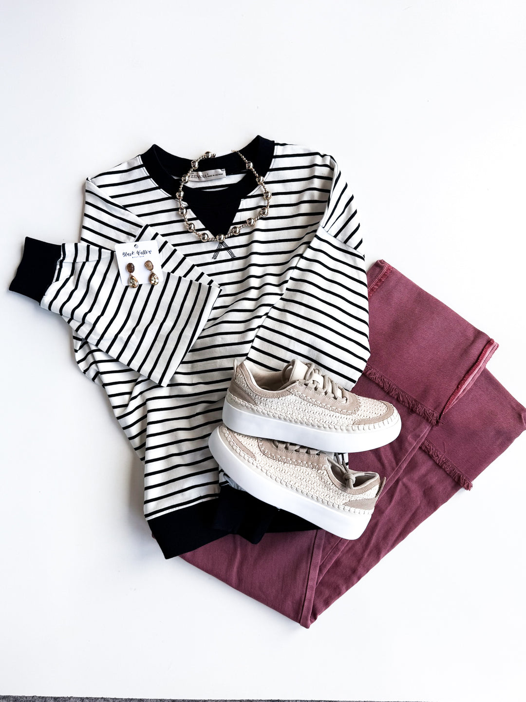 Daily Ease Striped Pullover
