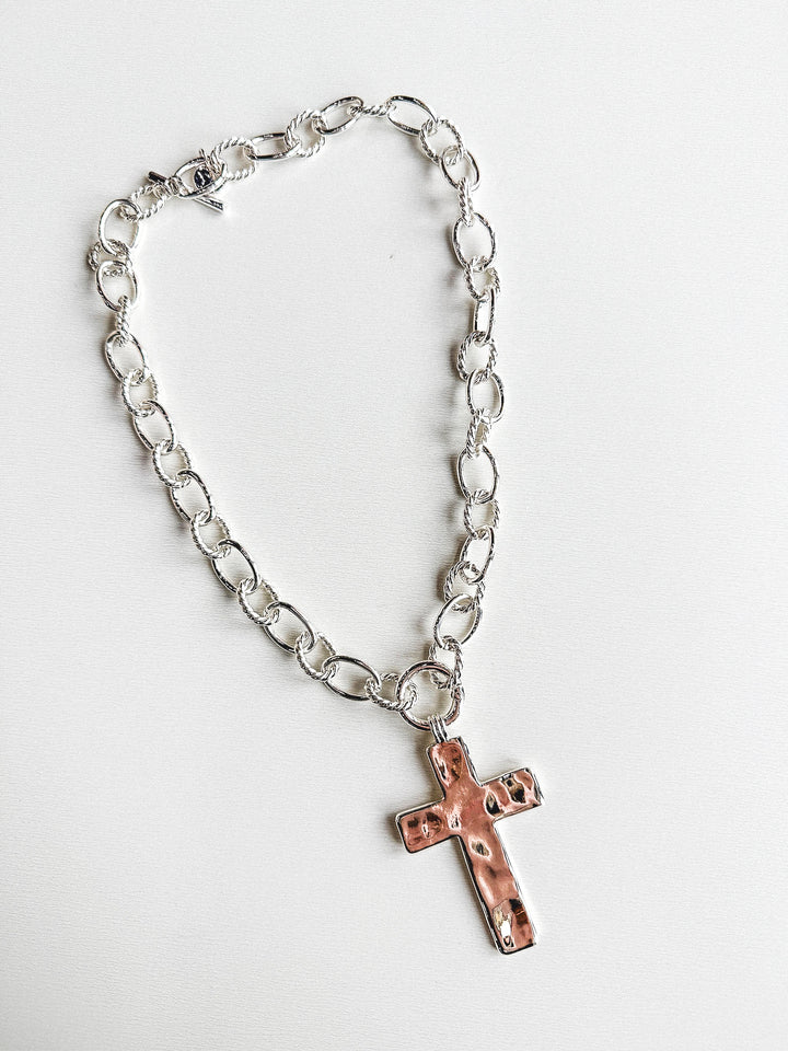 Stand In Faith Cross Pendant Necklace