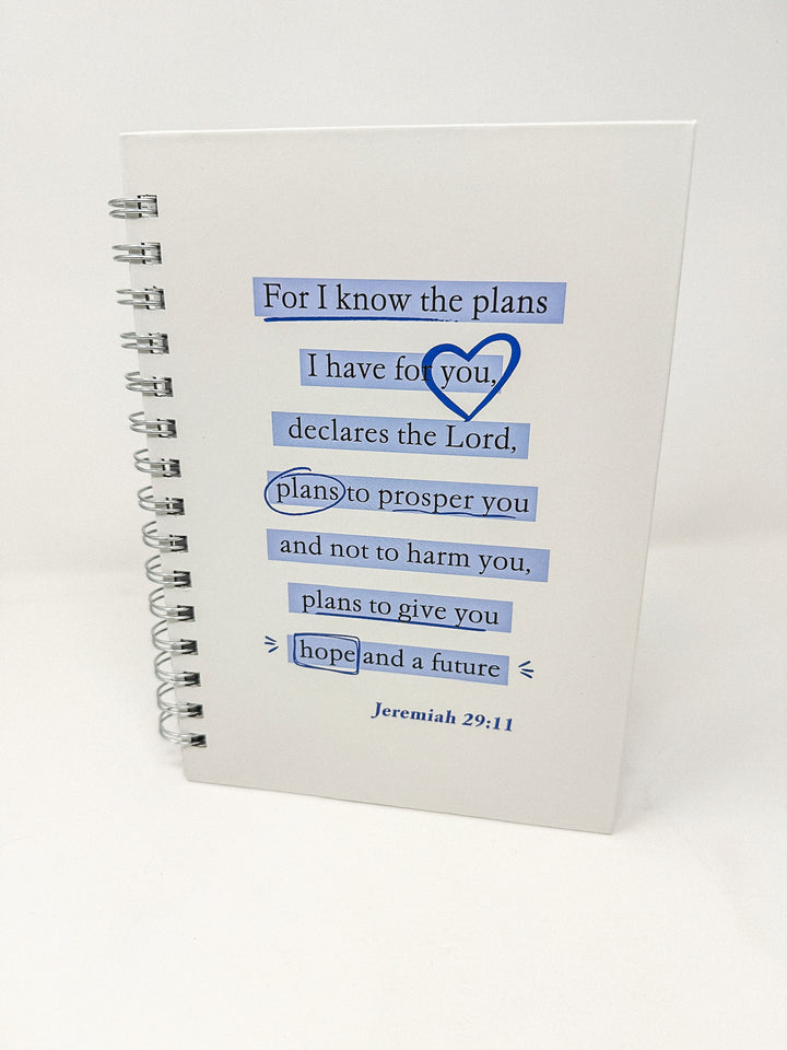 For I Know the Plans Spiral Notebook