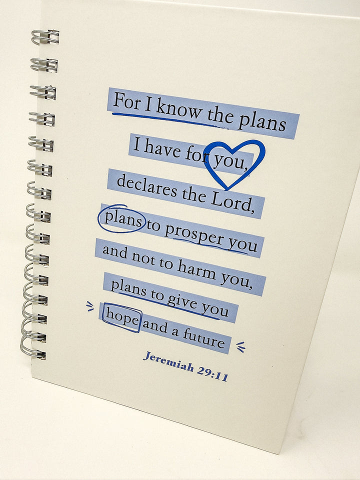 For I Know the Plans Spiral Notebook