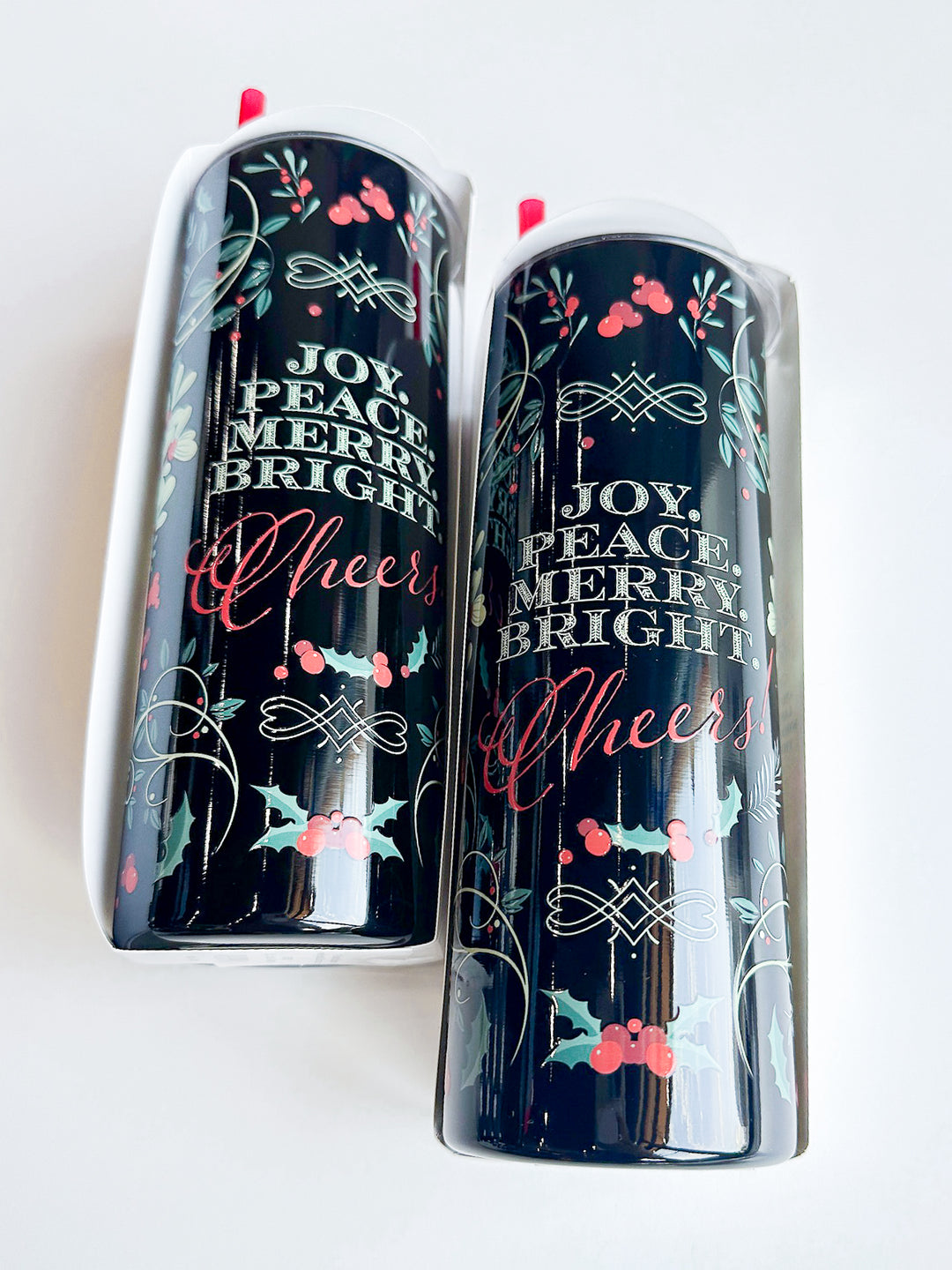 Joy Peace Merry Bright Tumbler