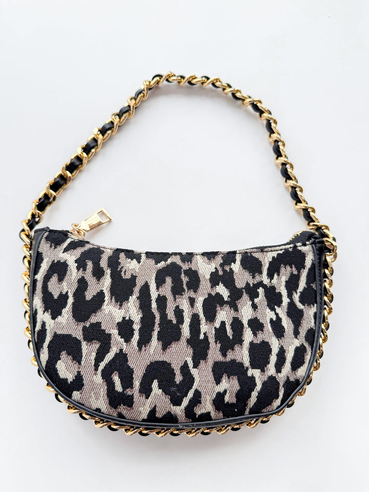 Leopard Handheld Bag