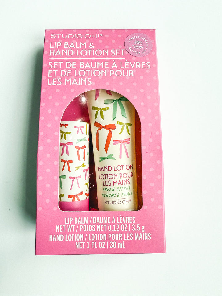 Lip Balm & Lotion Set