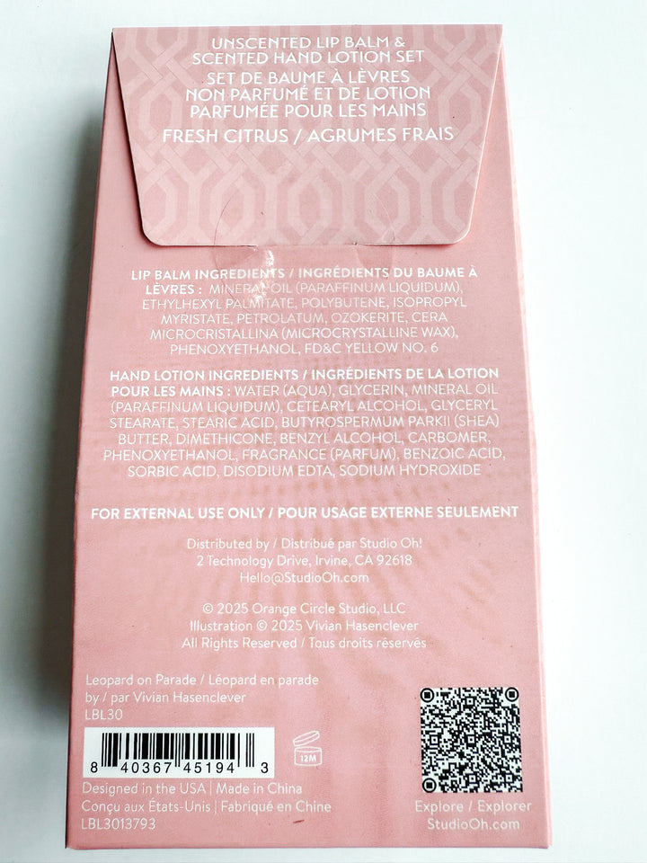 Lip Balm & Lotion Set