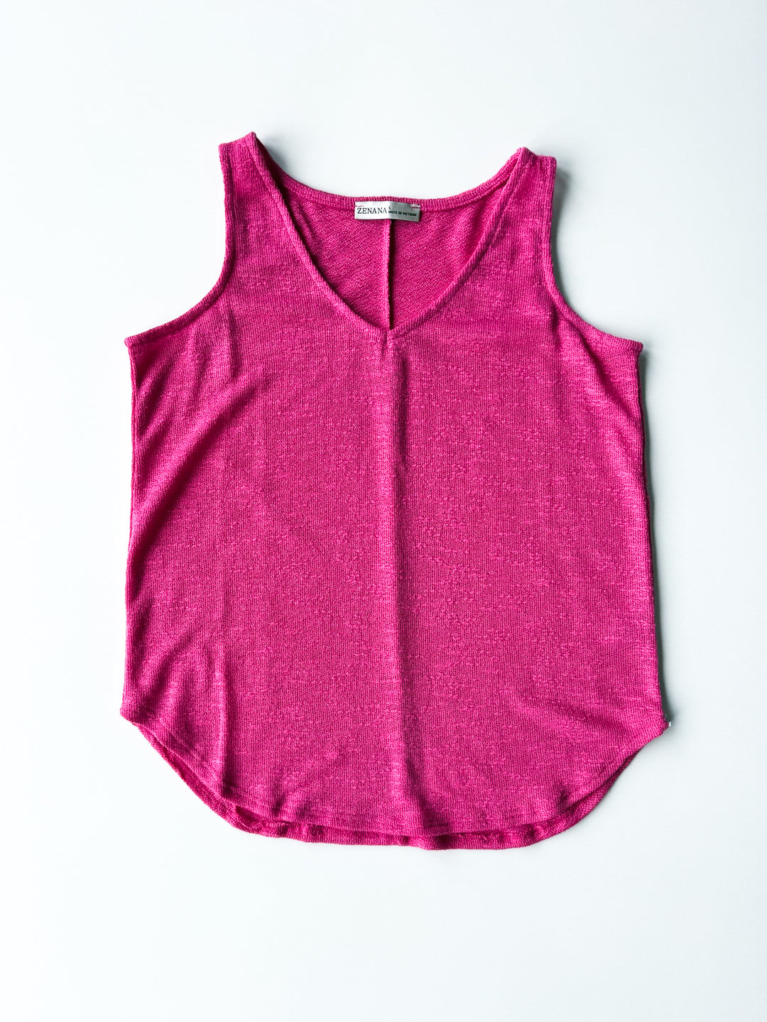 Easy Wear Hacci V Neck Tank