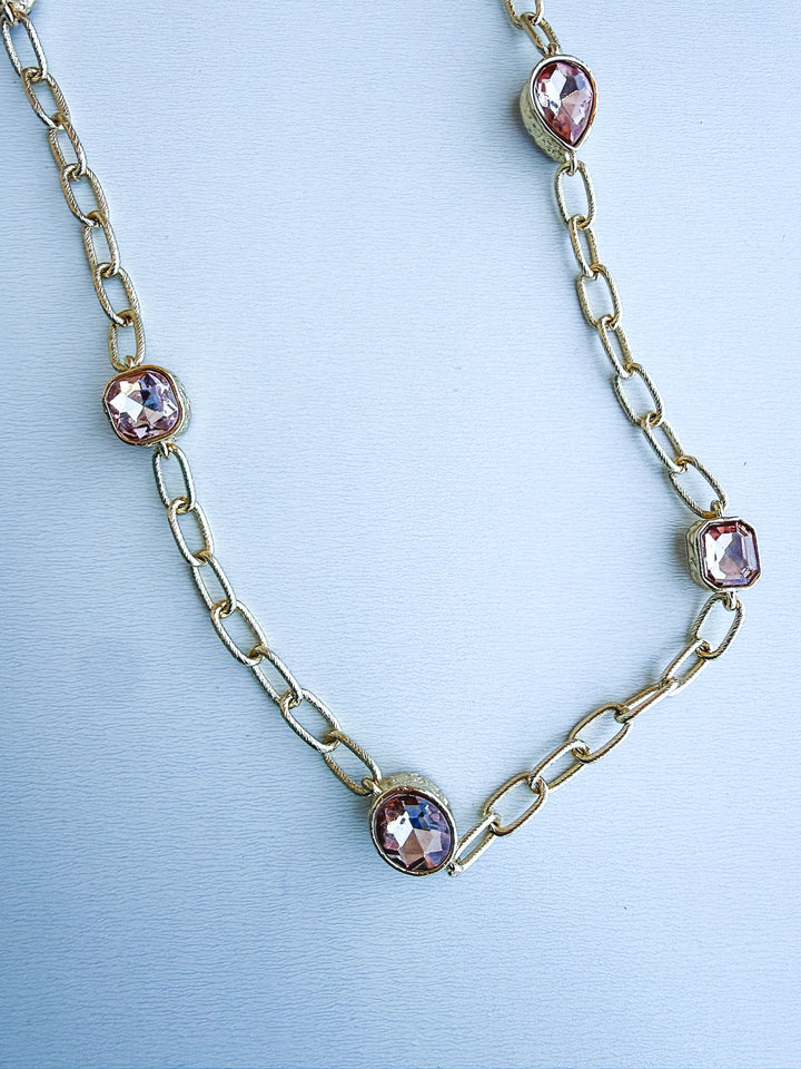 Open Link Gold Necklace