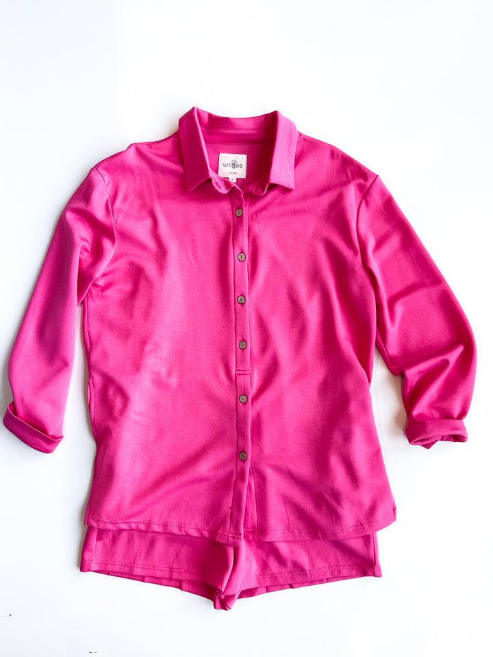 Elara Button Front Hidden Romper
