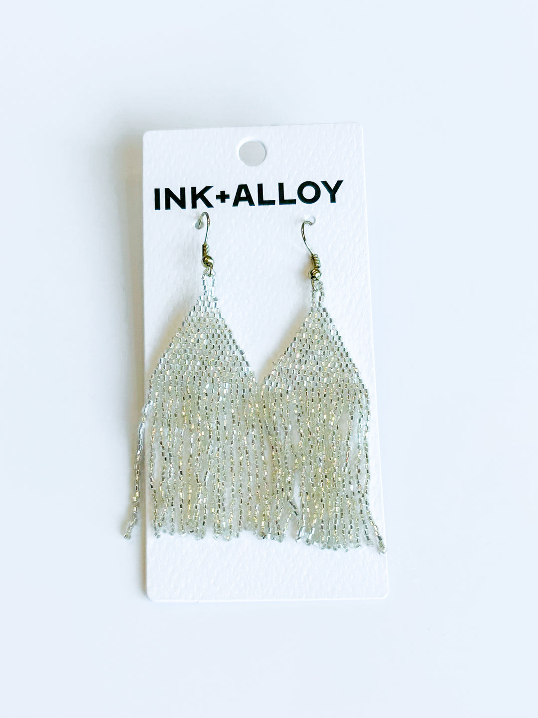 Lexie Solid Beaded Fringe Earring