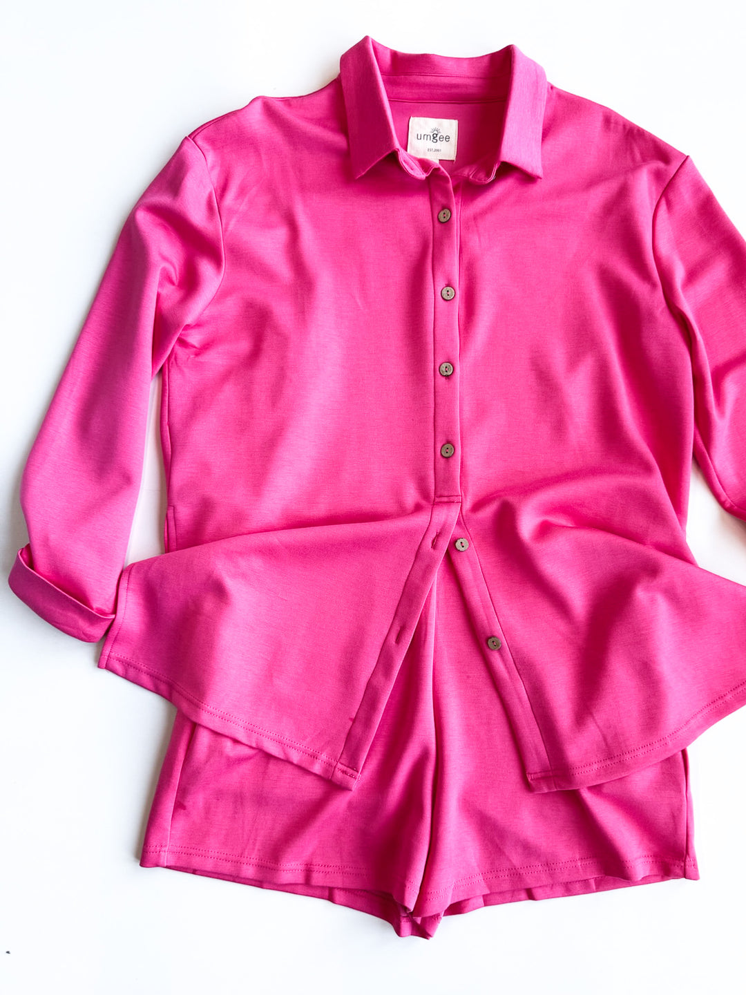 Elara Button Front Hidden Romper