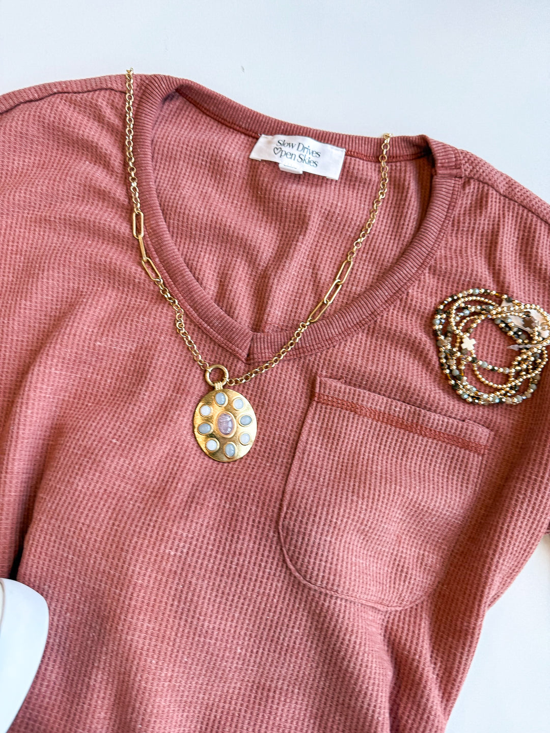 Simply Essential Waffle Knit Top