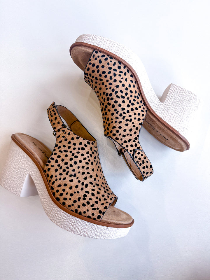 Cheetah Print Wedge Shoe