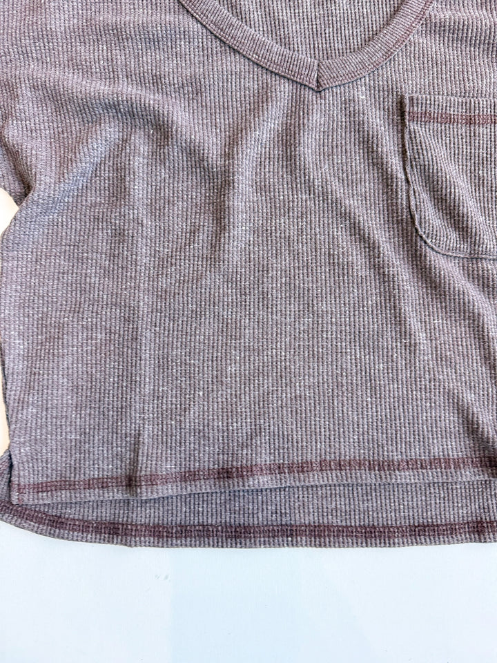 Simply Essential Waffle Knit Top