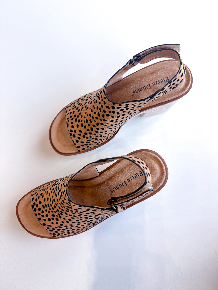 Cheetah Print Wedge Shoe