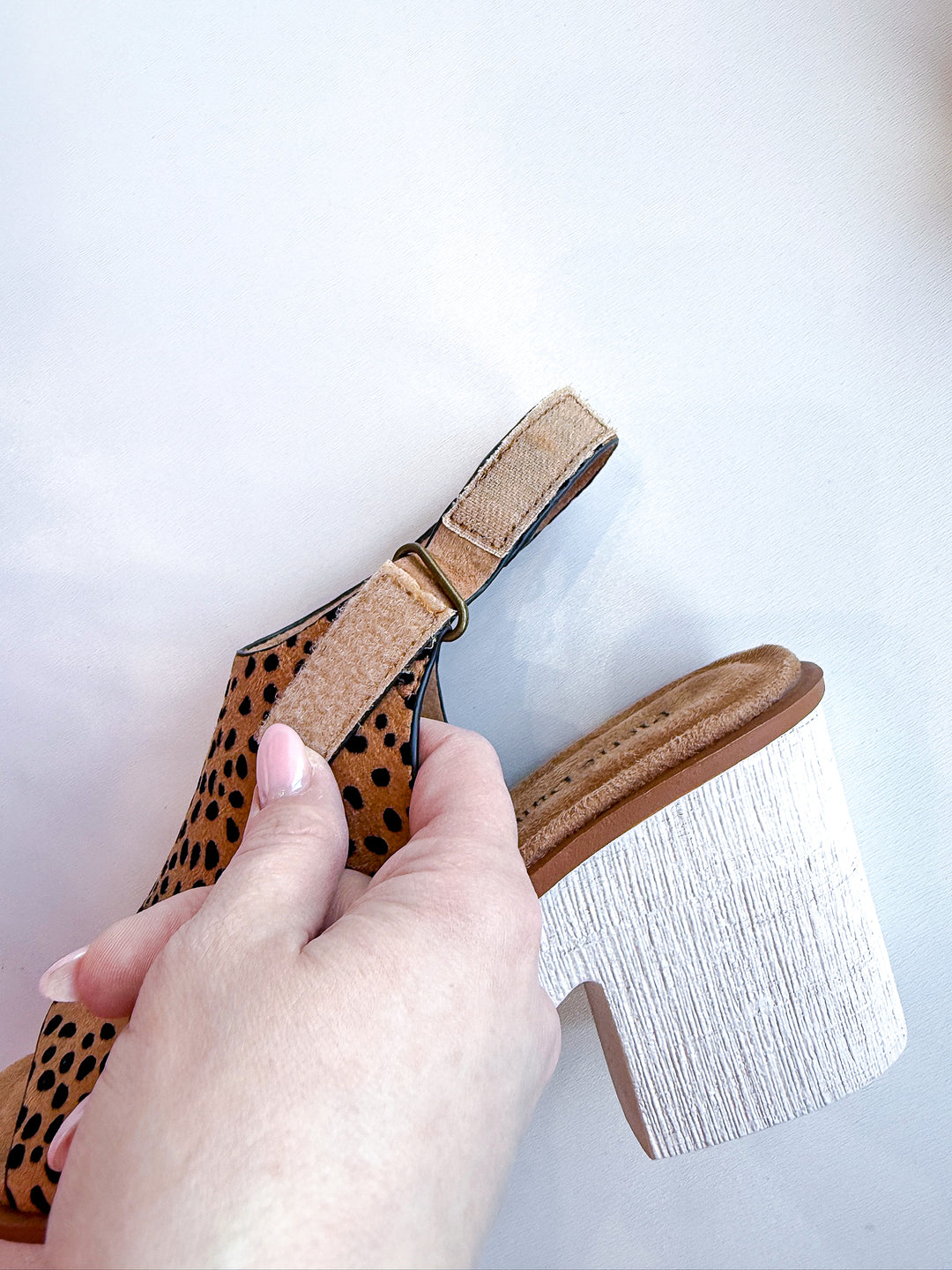 Cheetah Print Wedge Shoe