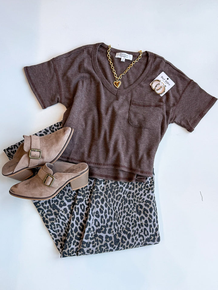 Simply Essential Waffle Knit Top