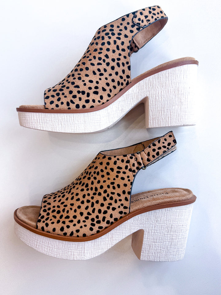 Cheetah Print Wedge Shoe