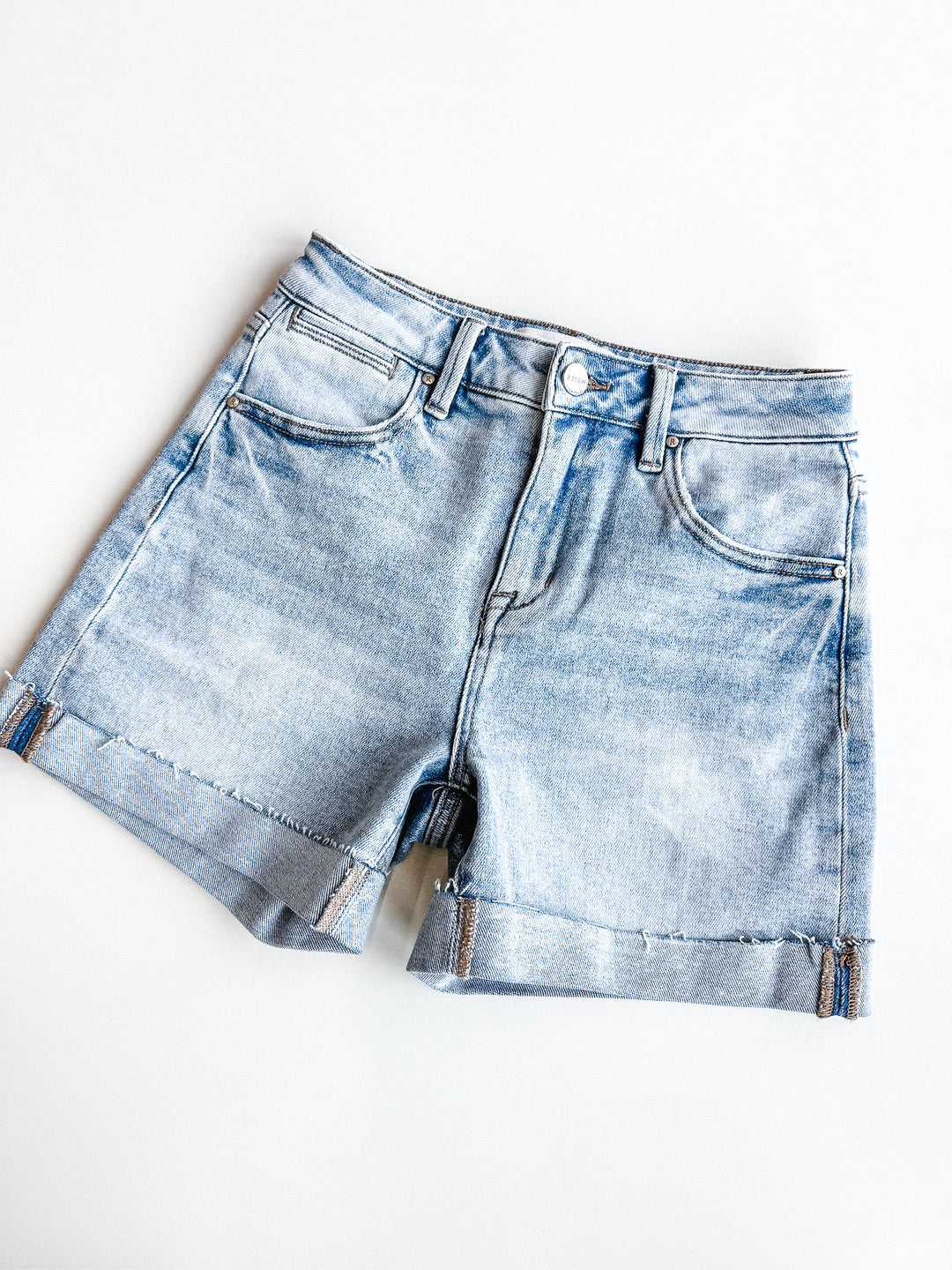 Risen High Rise Cuffed Shorts