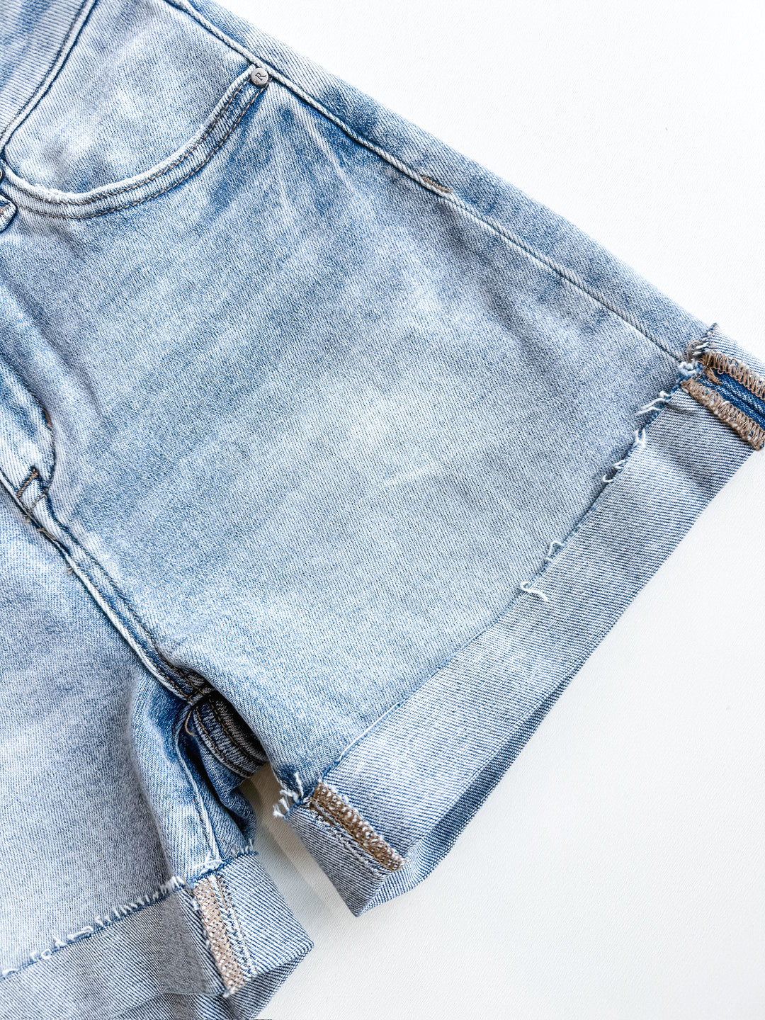 Risen High Rise Cuffed Shorts