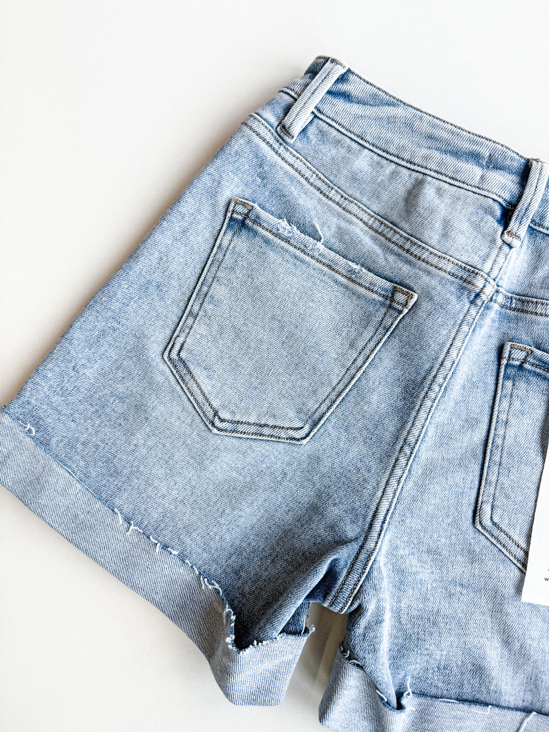 Risen High Rise Cuffed Shorts