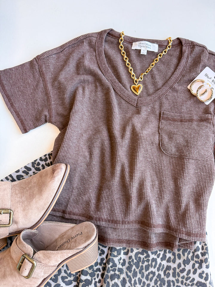 Simply Essential Waffle Knit Top